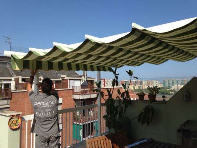 Toldo plano